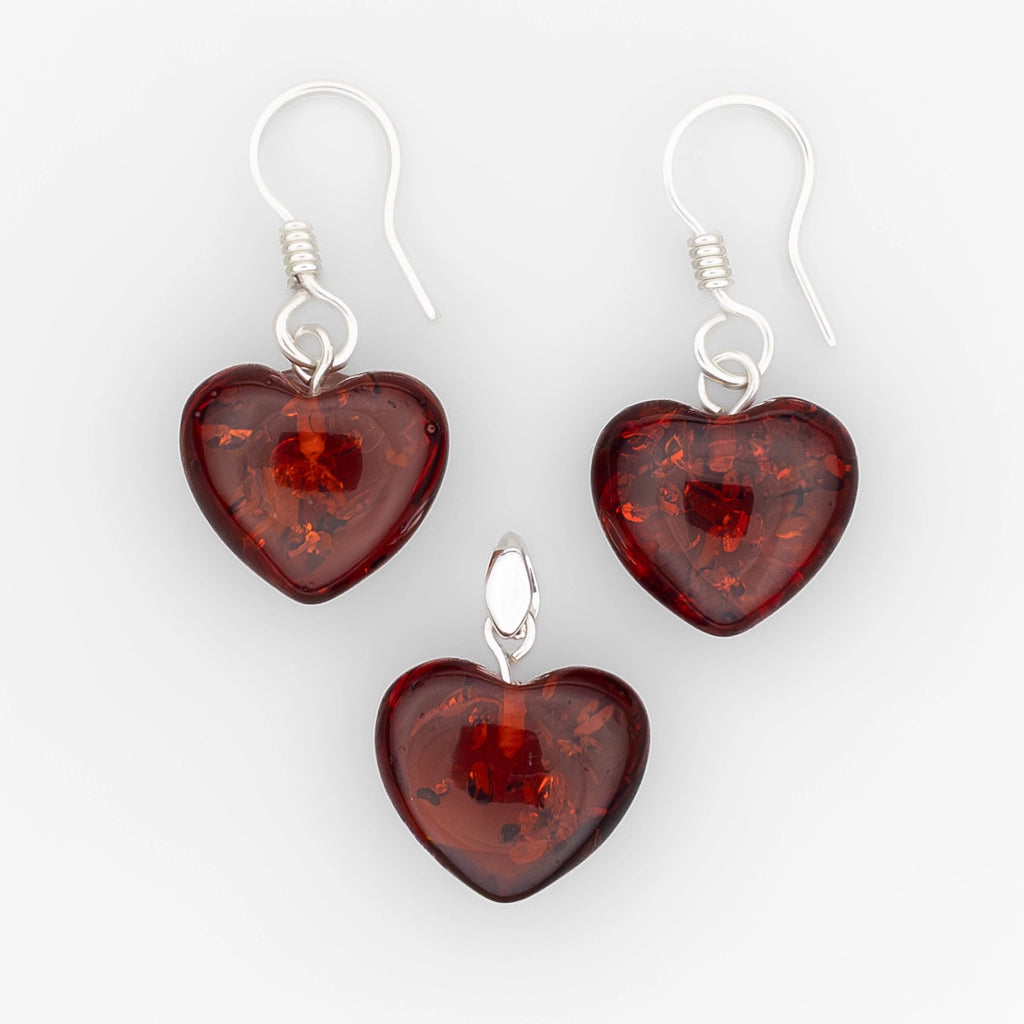 Amber Heart Set