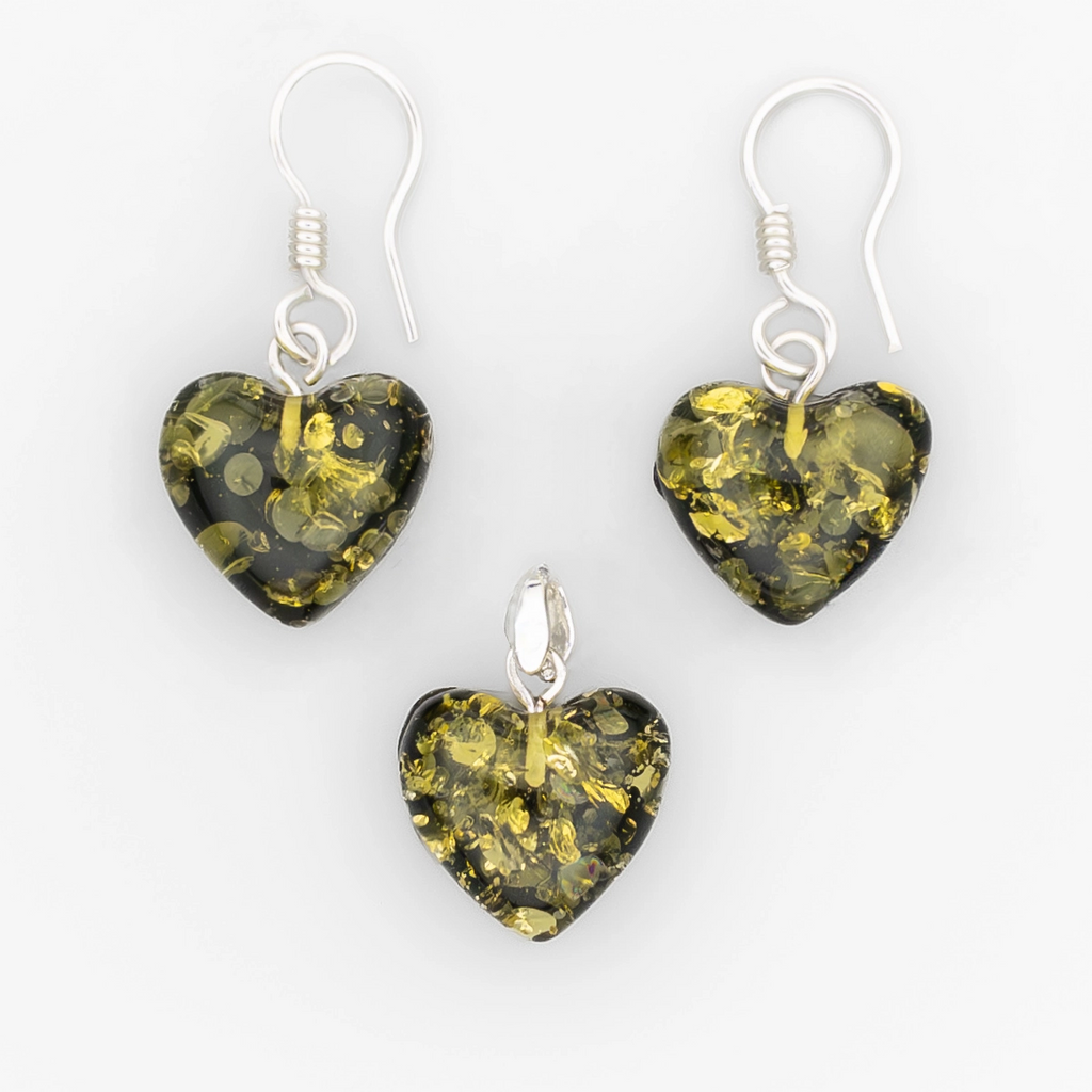 Amber Heart Set