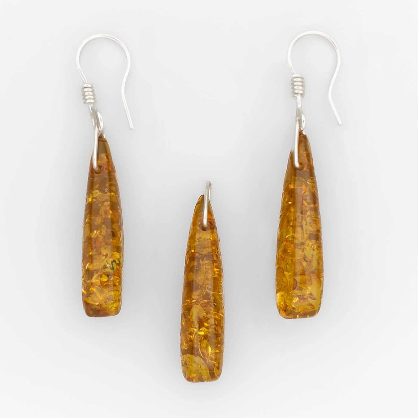 Amber Tapered Drop Set