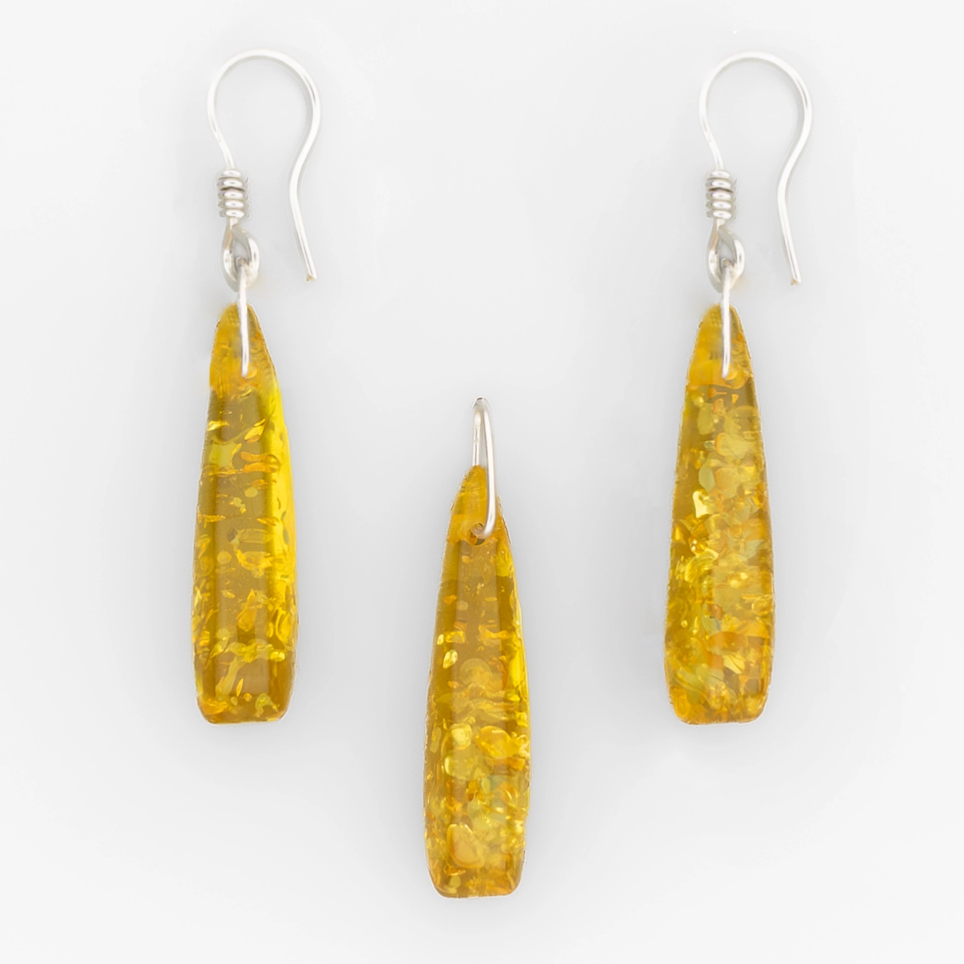 Amber Tapered Drop Set