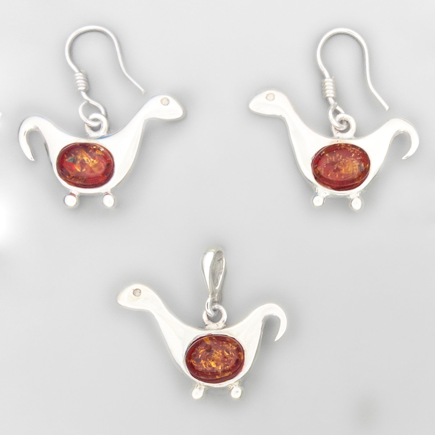 Amber Brontosaurus Set