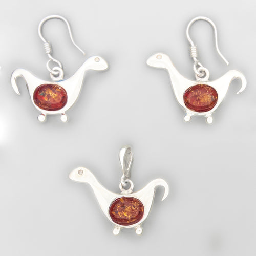 Amber Brontosaurus Set