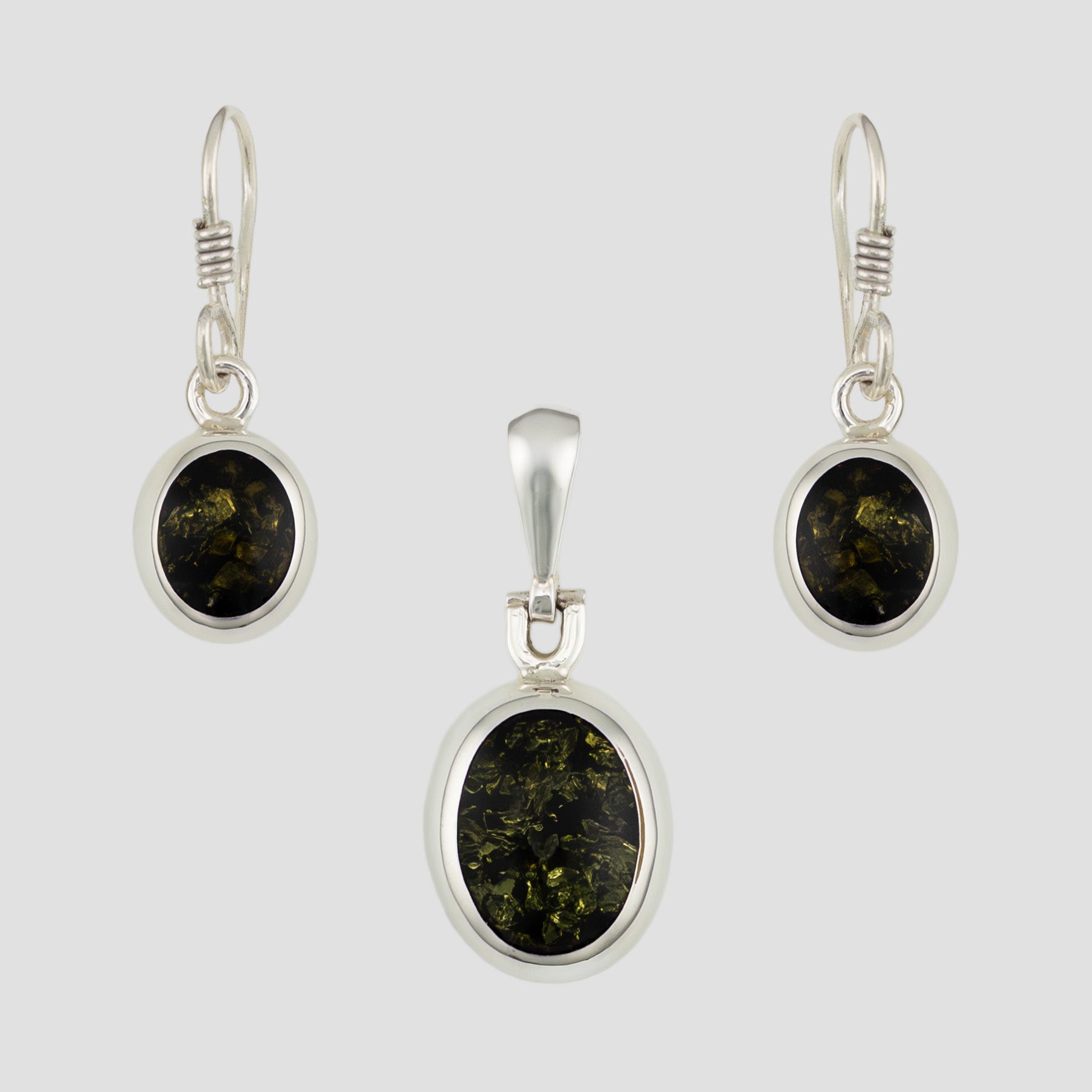 Classic Oval Set - Amber