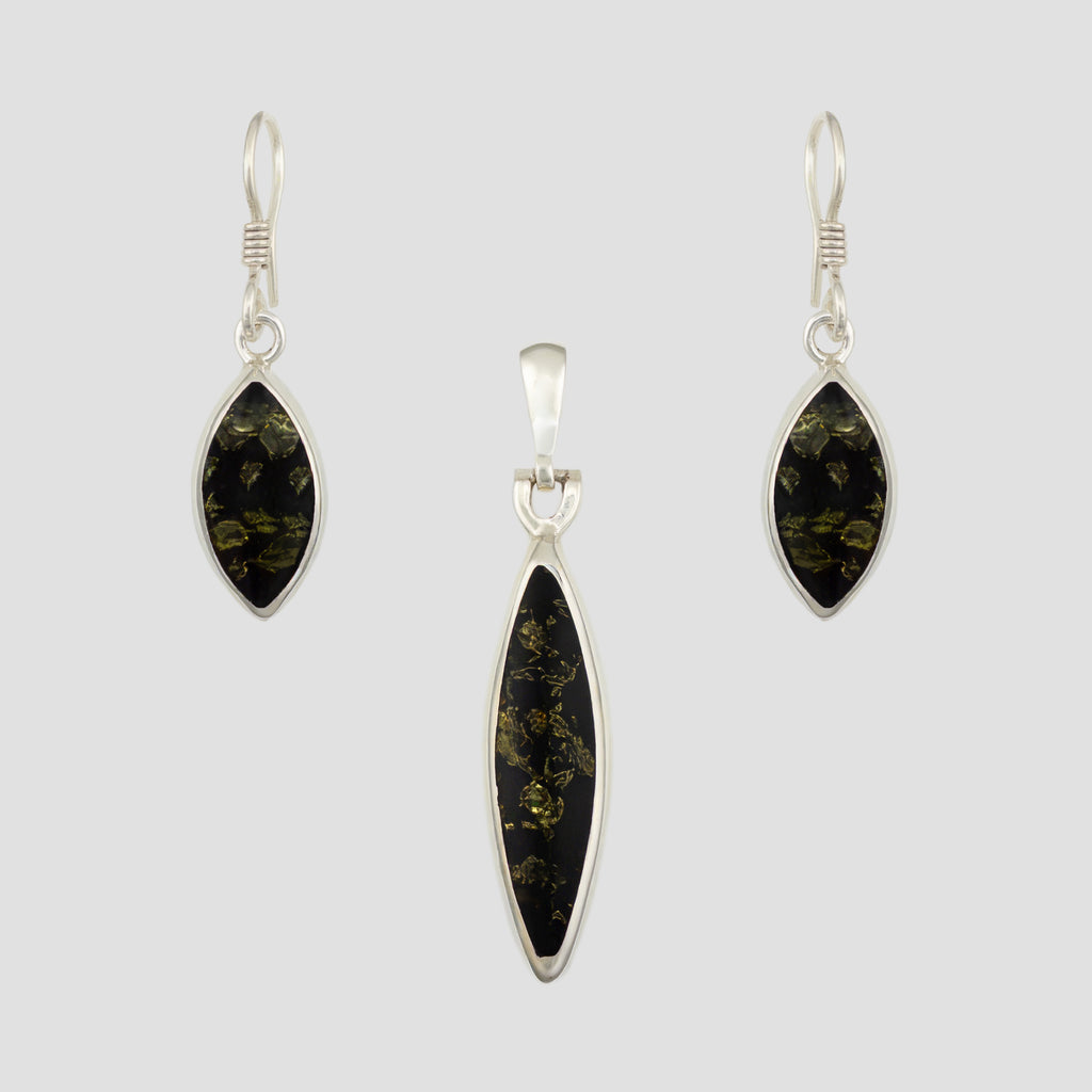 Classic Marquise set - Amber