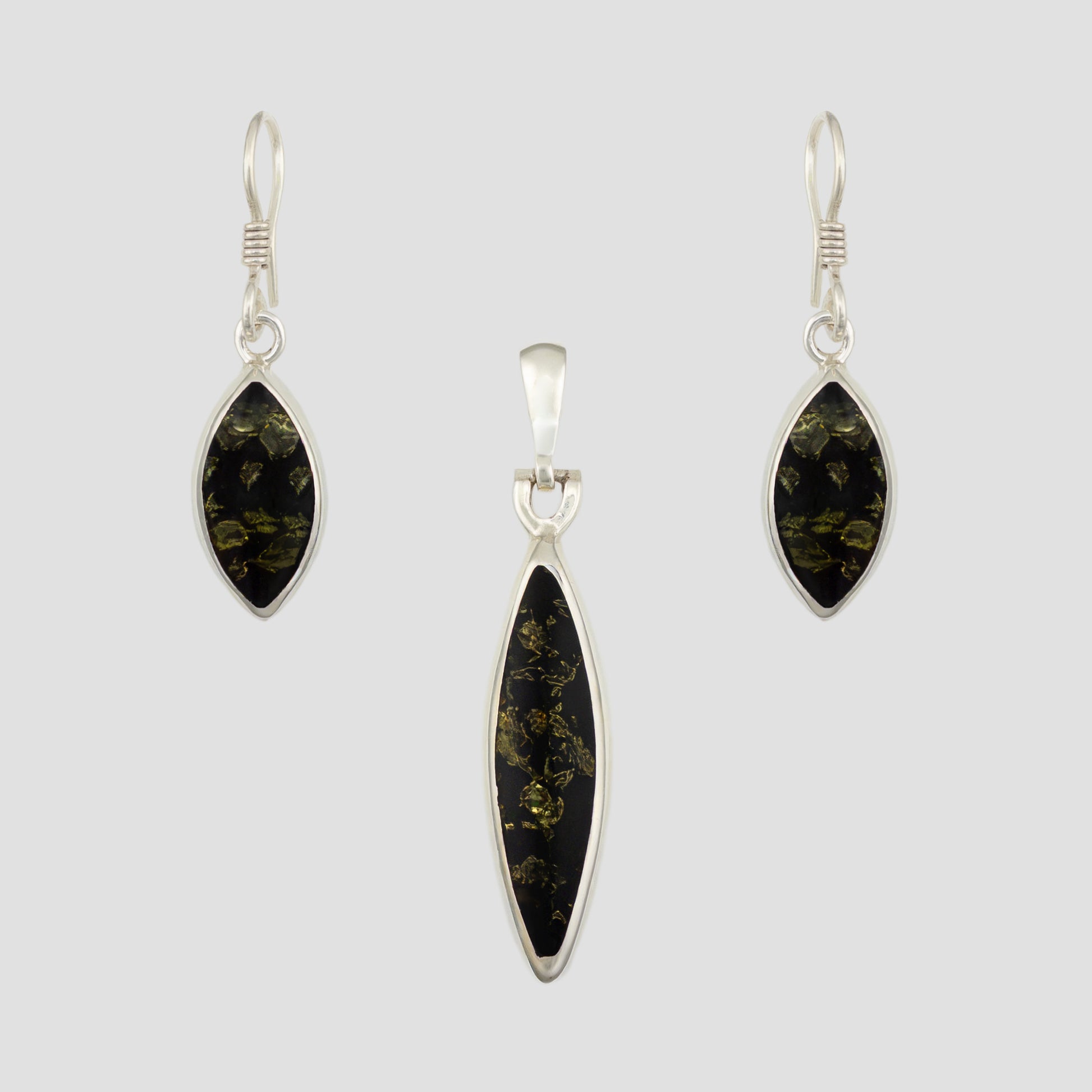 Classic Marquise set - Amber