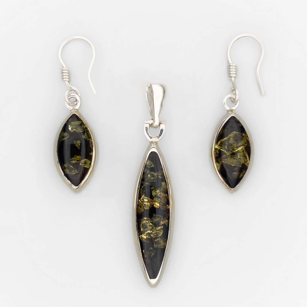 Classic Marquise set - Amber