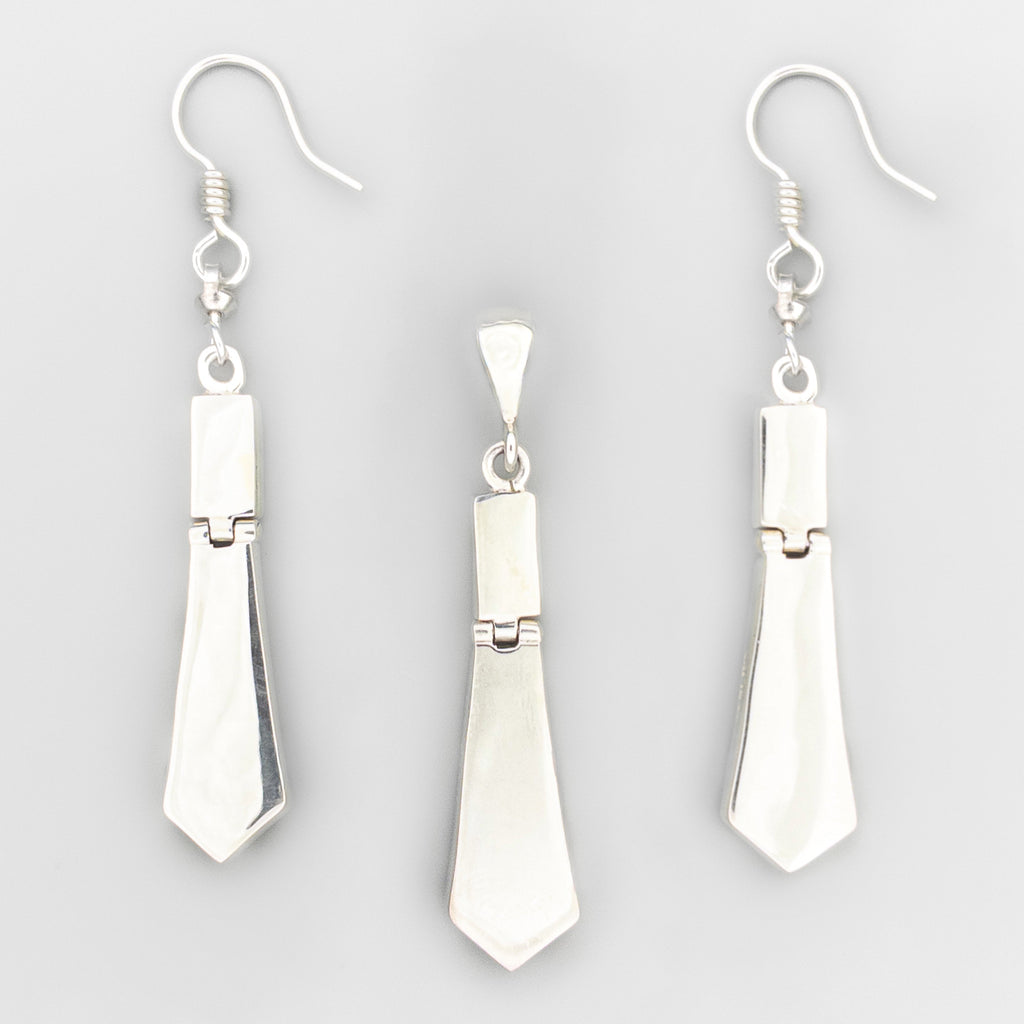 Reversible Pentagon Stack Set - Amber & Silver