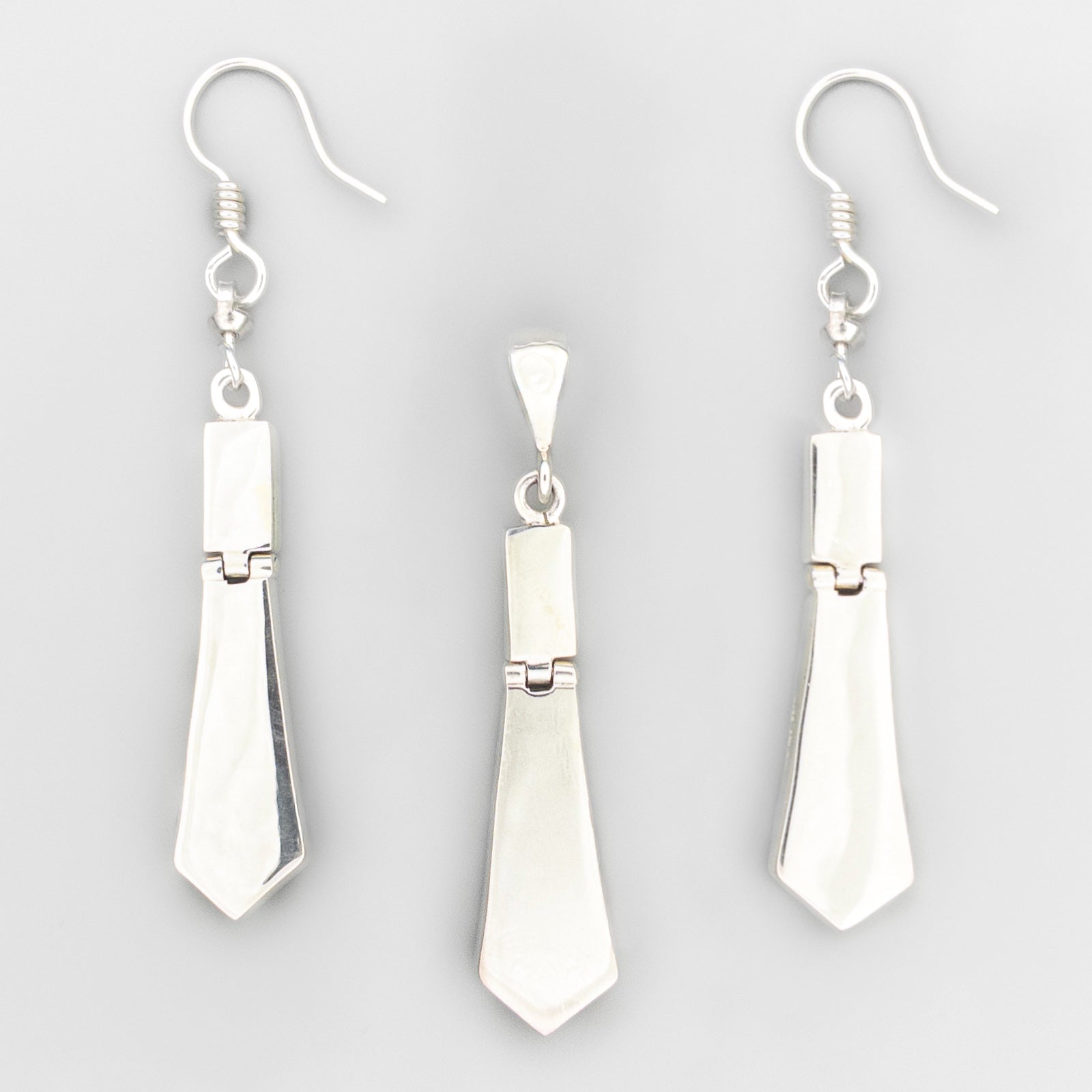 Reversible Pentagon Stack Set - Amber & Silver