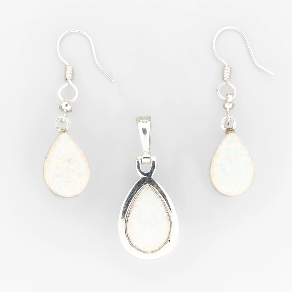 Reversible Mini Teardrop Set - Amber & Opal