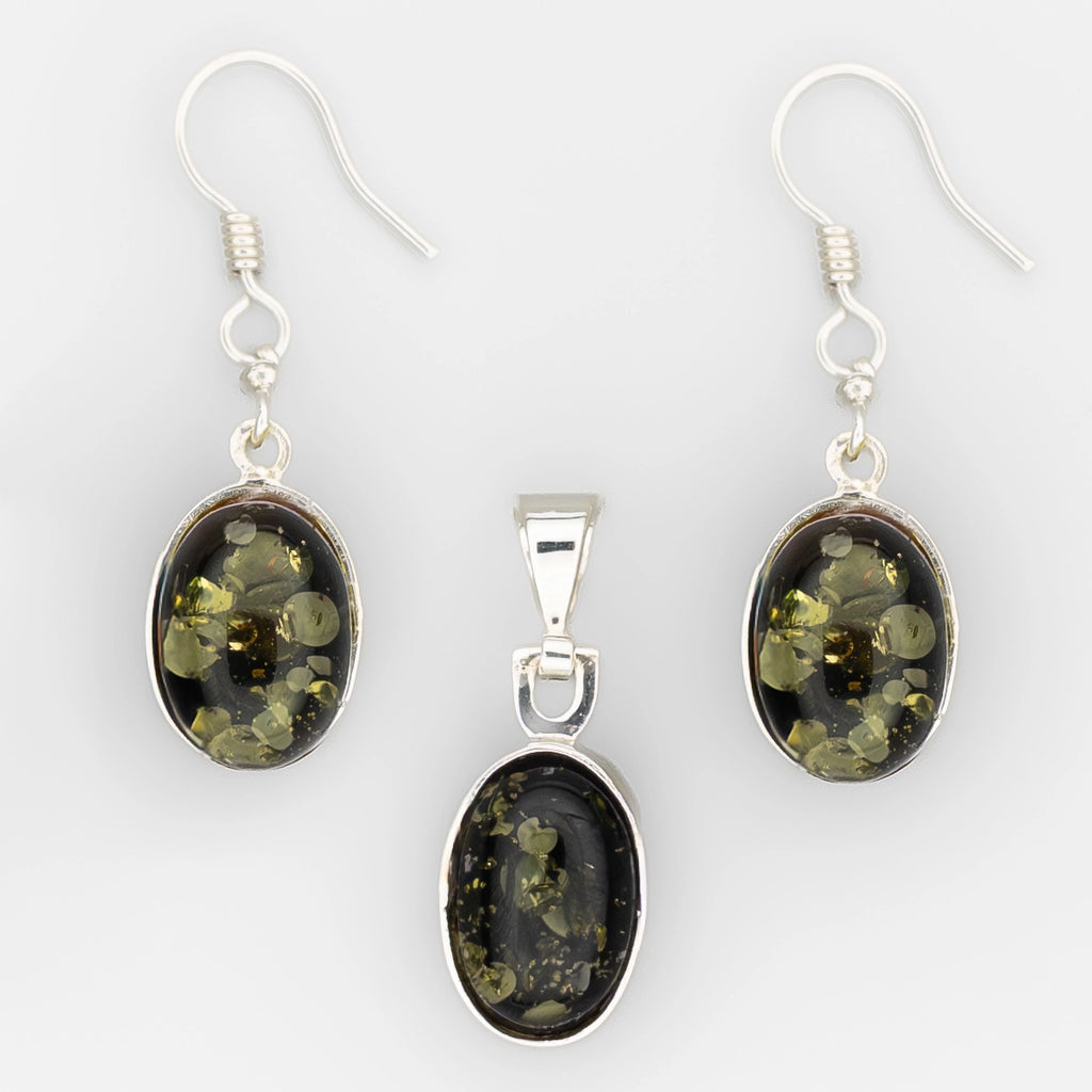 Reversible Oval Set - Amber