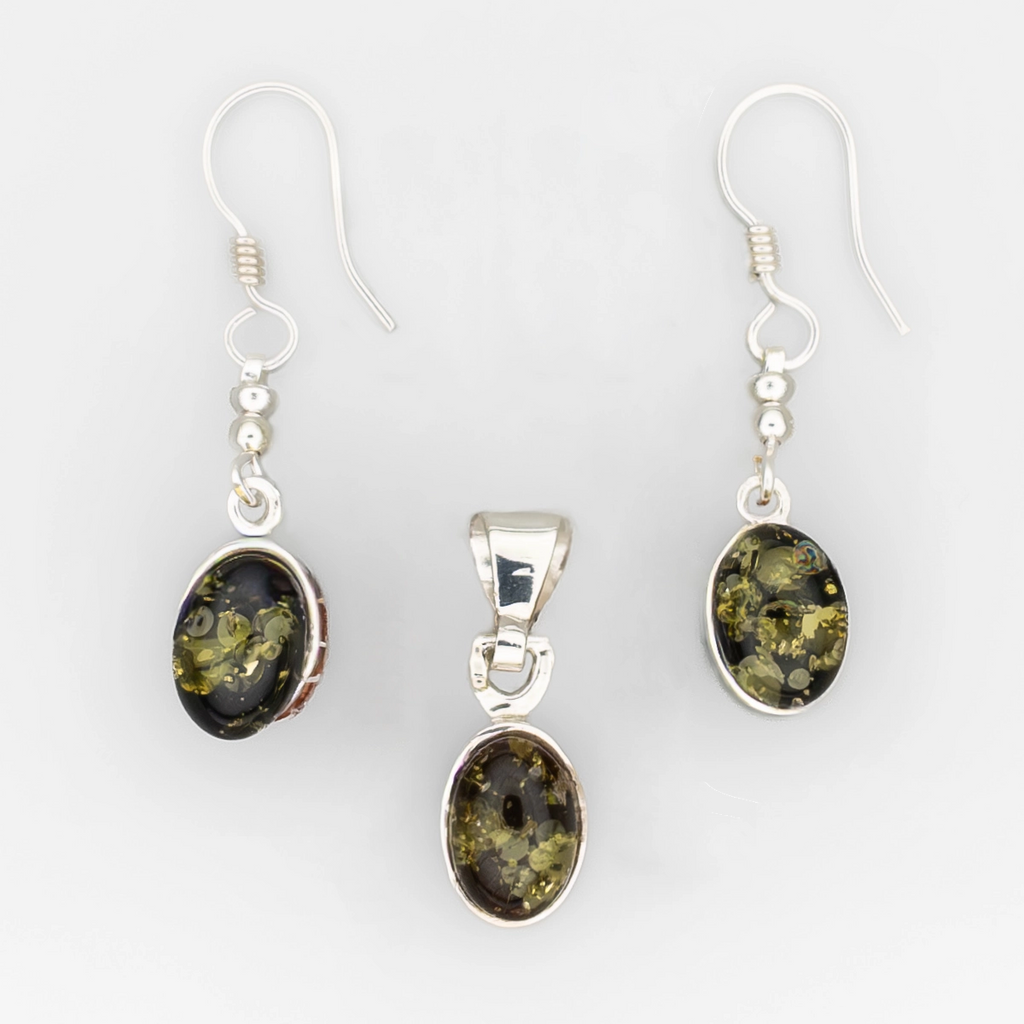 Reversible Mini Oval Set - Amber