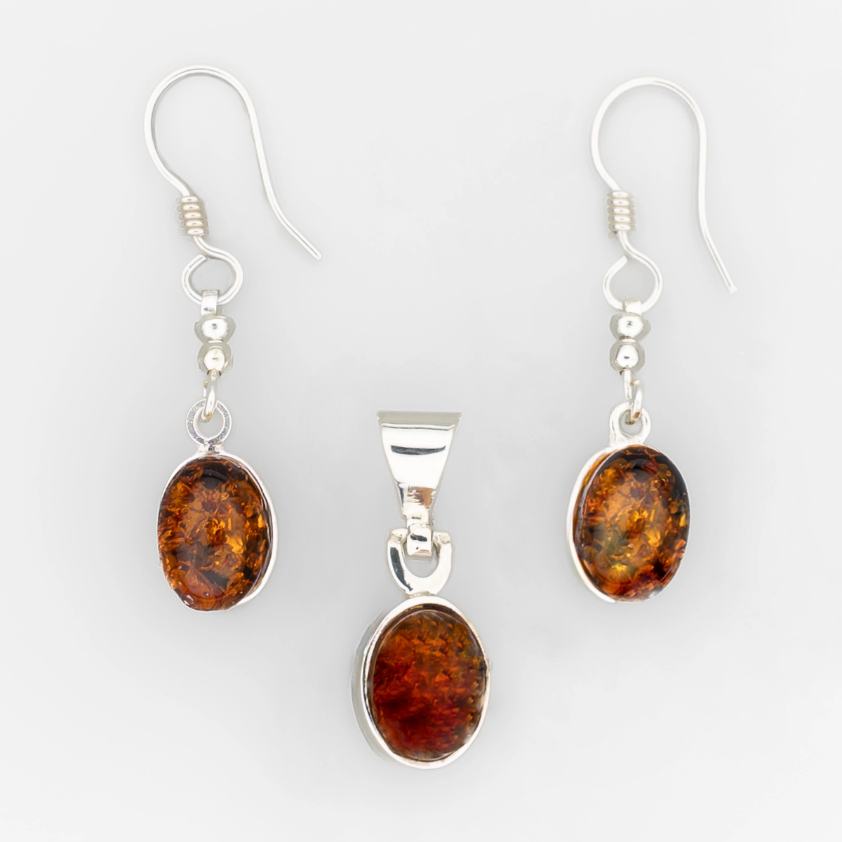 Reversible Mini Oval Set - Amber