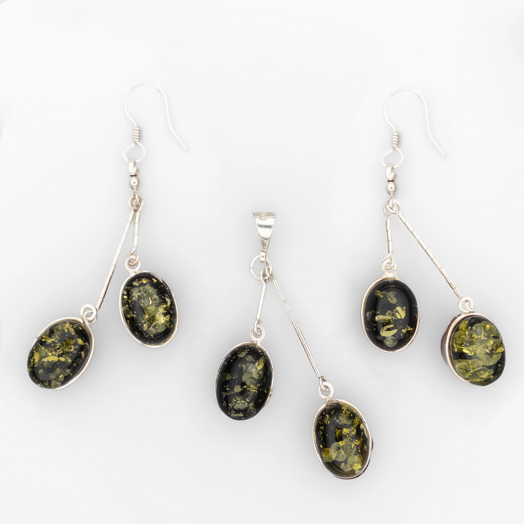 Reversible Double Oval Set - Amber