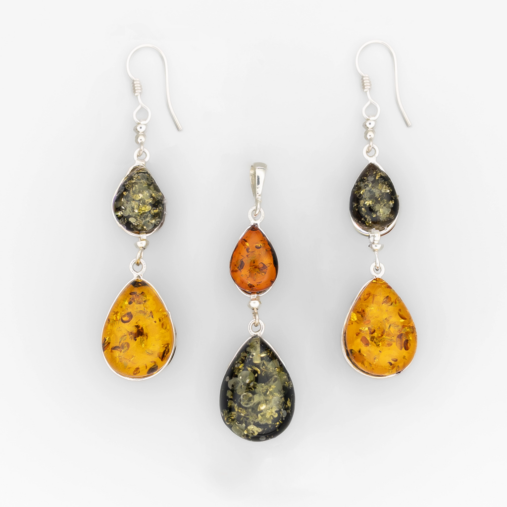 Reversible Teardrop Stack Set – Amber