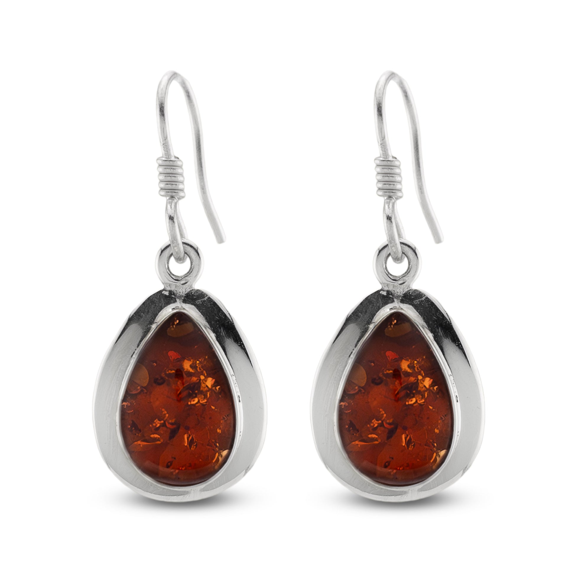 Fused Teardrop Set - Amber