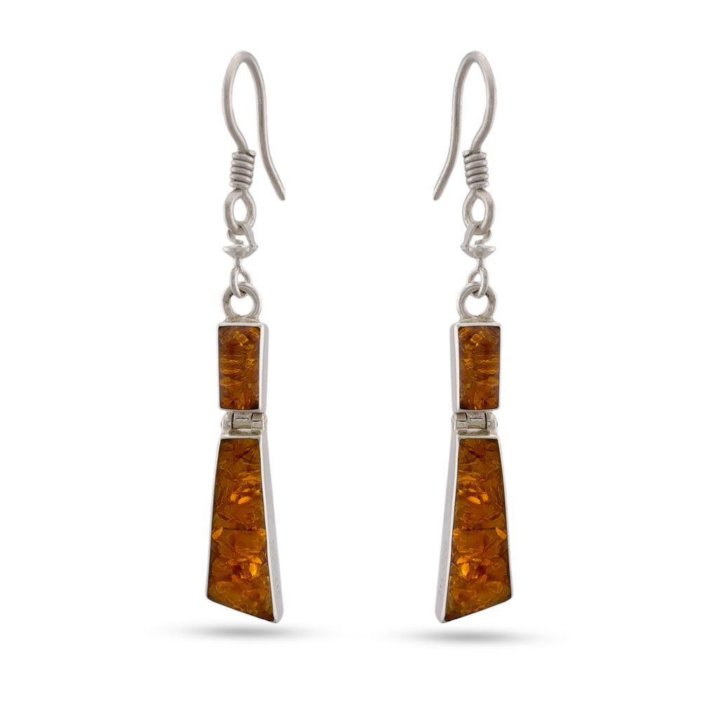Reversible Rectangle Stack Set - Amber & Silver