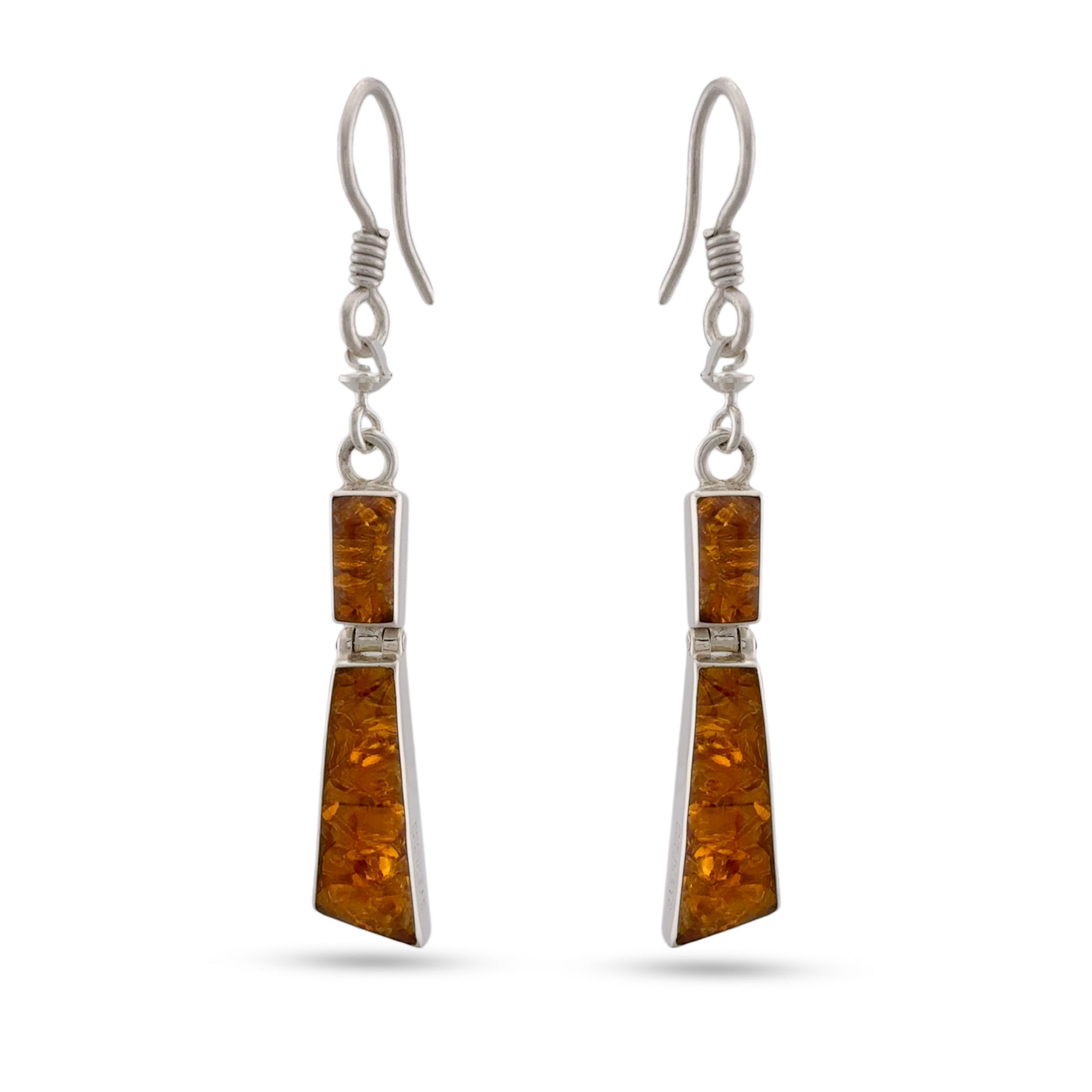 Reversible Rectangle Stack Set - Amber & Silver