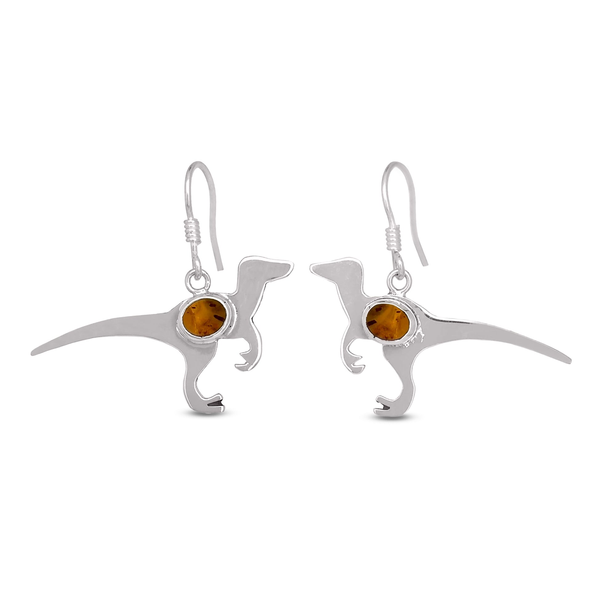 Amber Velociraptor Set - Blue Amber